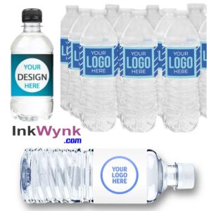 custom labeled water bottles