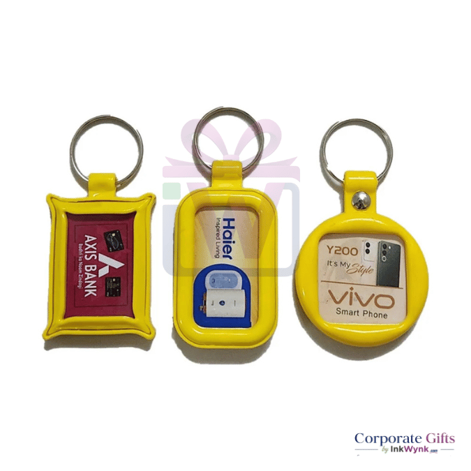 Digital Photo Printed Plastic Keychain for Marketing