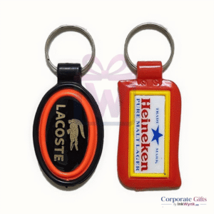 Multicolor Plastic Keychain with Custom Shape