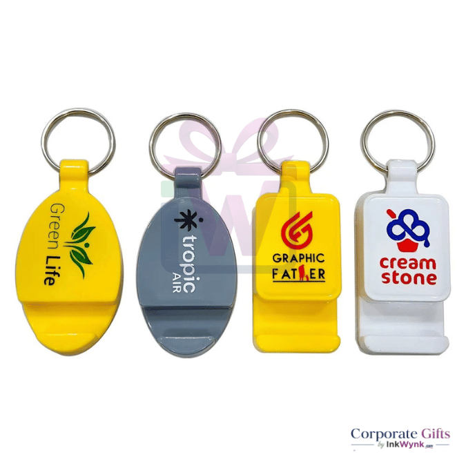 Promotional Keychain with Mobile Stand