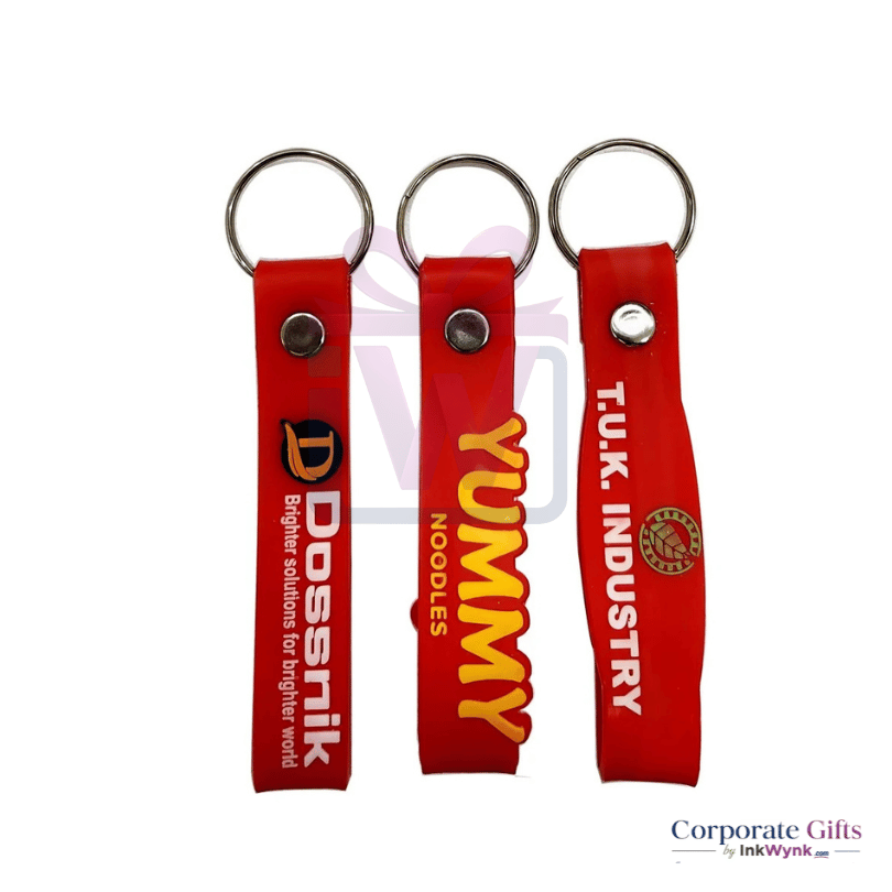 Promotional Silicone Belt Keychain