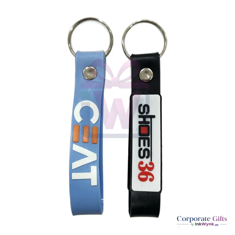 Promotional Silicone Belt Keychain