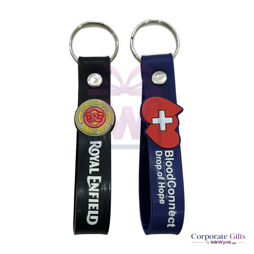 Promotional Silicone Belt Keychain
