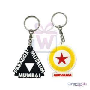 Silicone Rubber Custom Logo Keychain for Marketing