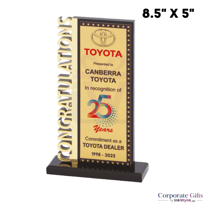 Customised Acrylic Trophy for Corporate Events