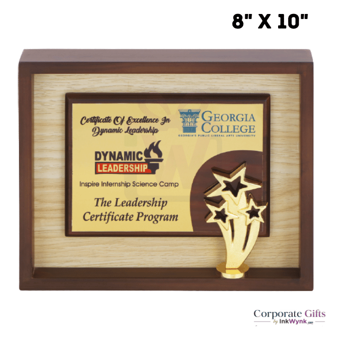 Wooden Trophy 8x10 Inch