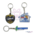 Logo Shape Rubber Keychain