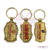 Promotional Printed Golden Meena Metal Keychain
